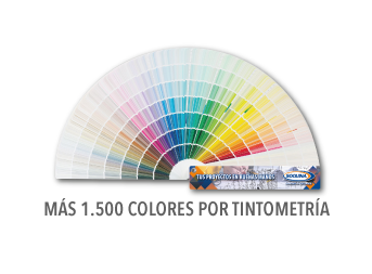 +1500 colores tintometría
